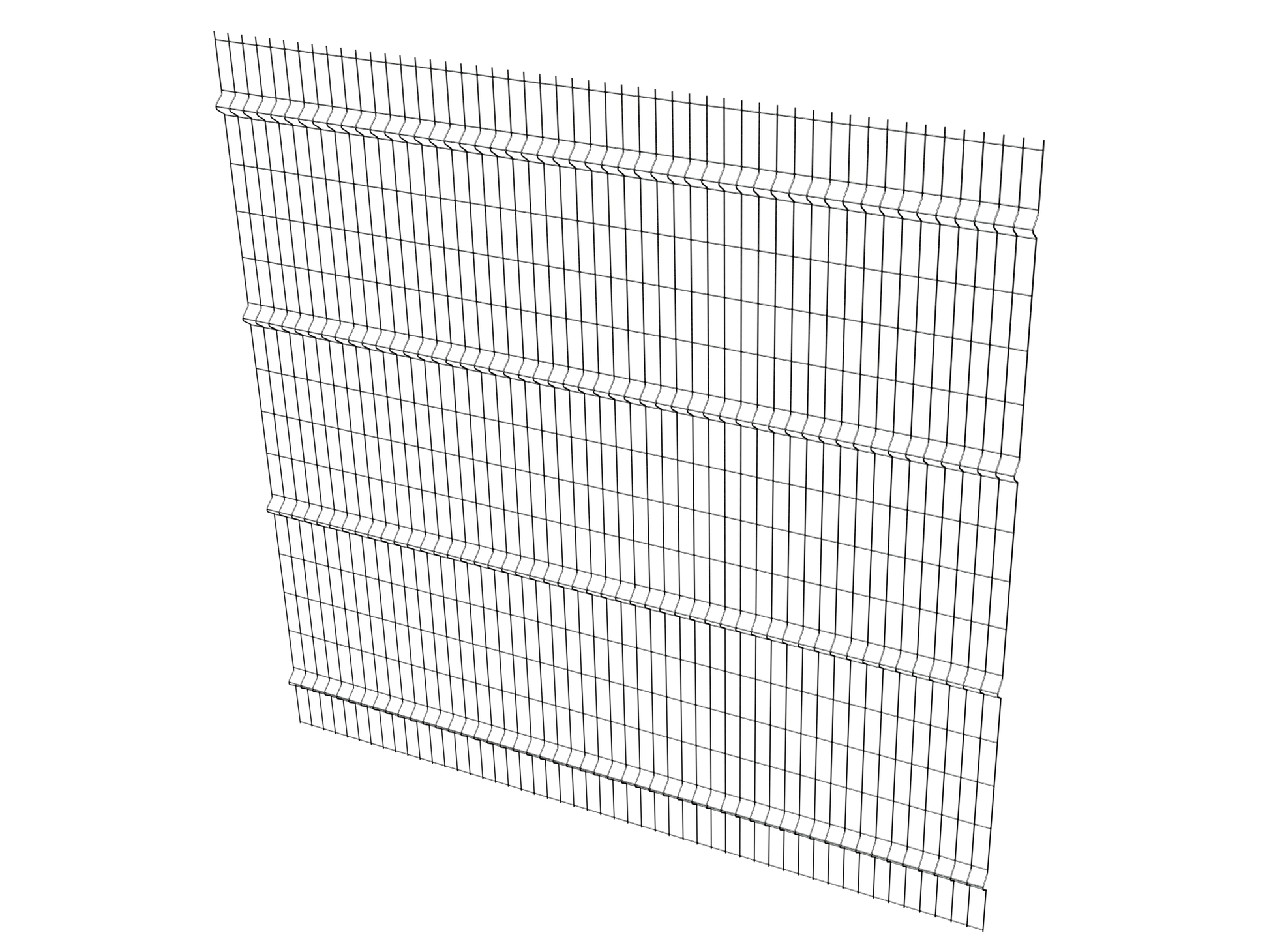 Prism 3D Ornamental - Steel Fence Panels