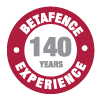 Betafence icon 140 years experience V2